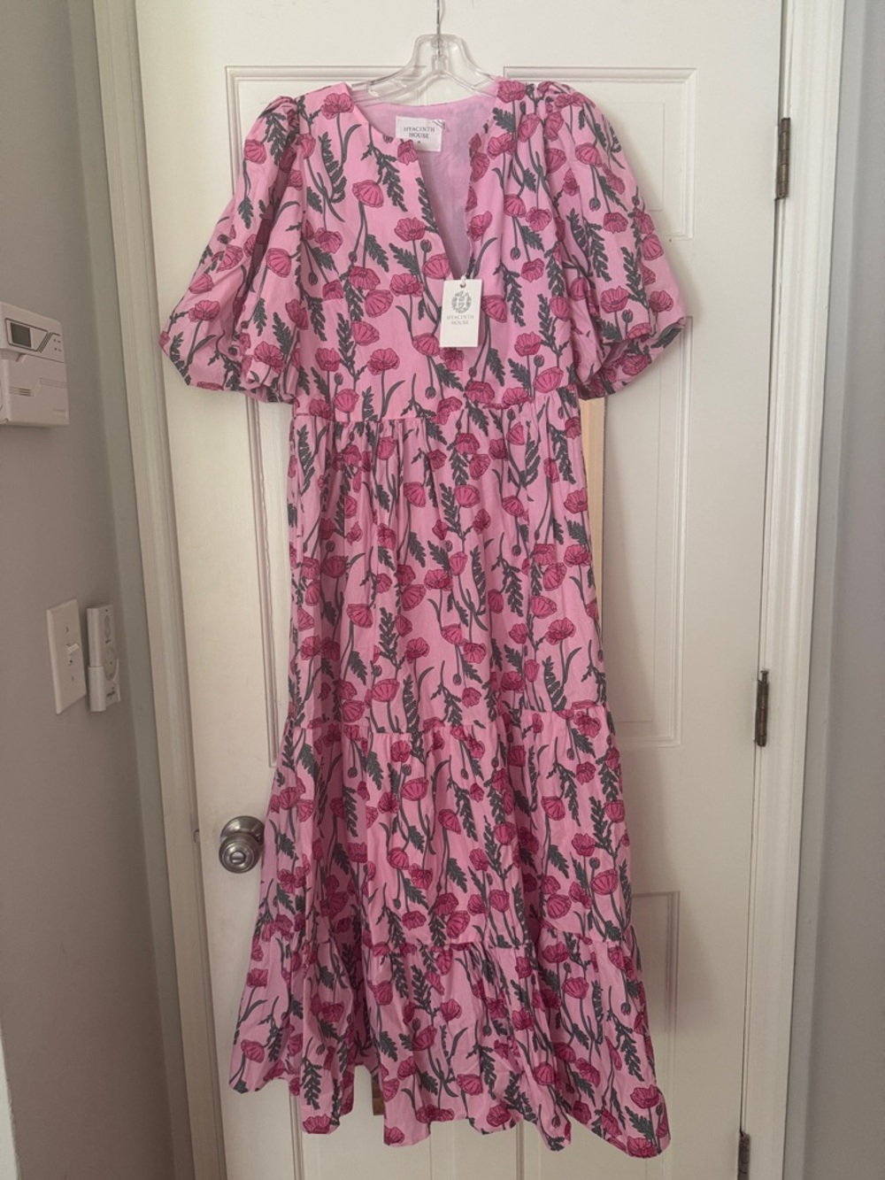 Hyacinth House Pink Floral Tiered Maxi Dress NWT from Tuckernuck